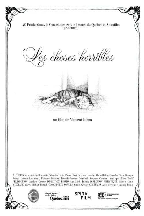 Les choses horribles (2012) poster