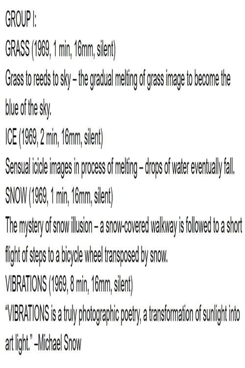 Group I: Grass/Ice/Snow/Vibrations (1969) poster