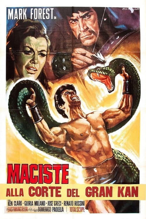 Maciste alla corte del Gran Khan (1961) poster