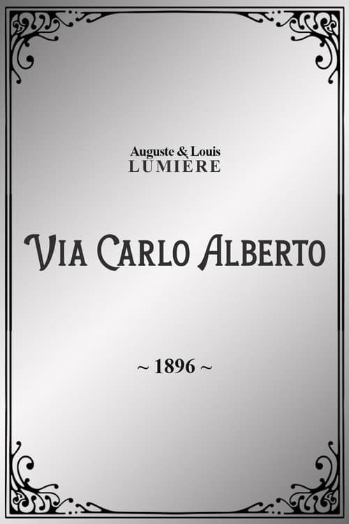 Via Carlo Alberto (1896) poster
