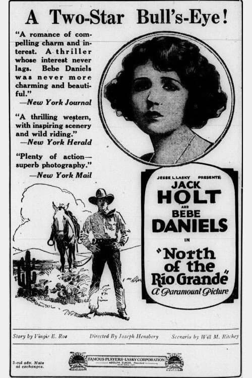 North of the Rio Grande (1922) poster