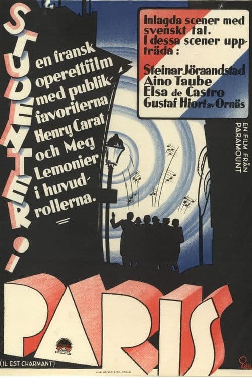 Studenter i Paris (1932) poster