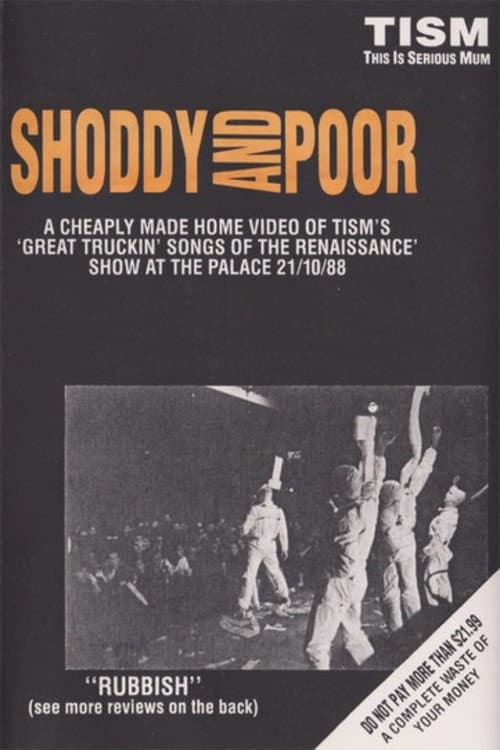 TISM: Shoddy and Poor (1989) poster