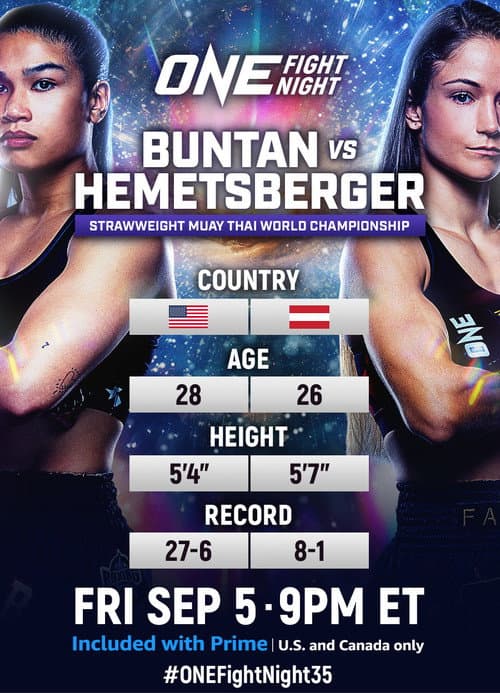 ONE Fight Night 35: Buntan vs. Hemetsberger (2025) poster