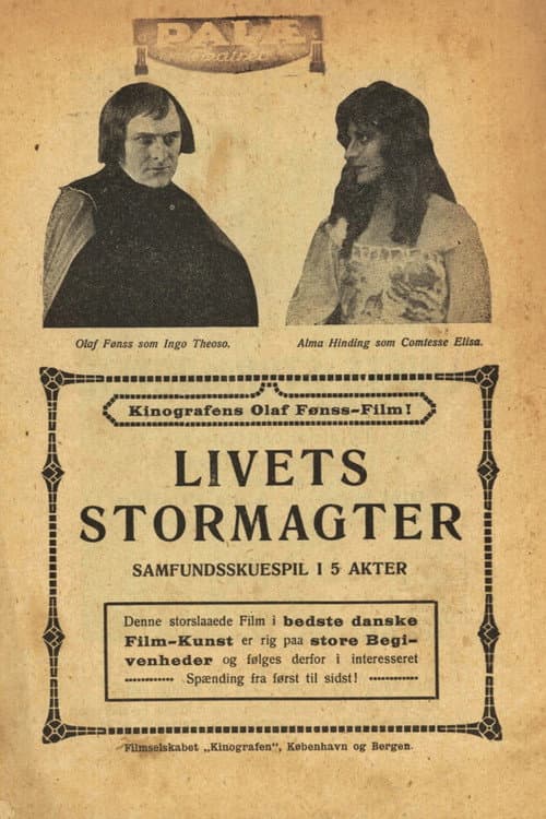 Livets Stormagter (1918) poster