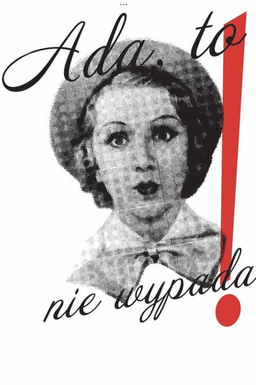 Ada! To nie wypada! (1936) poster