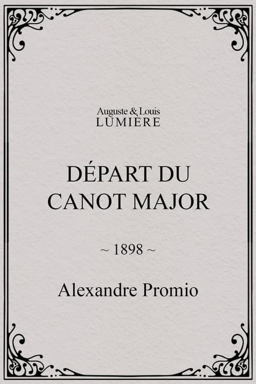 Départ du canot major (1898) poster