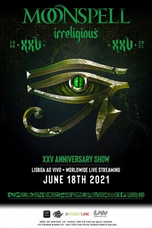 Moonspell: Irreligious XXV Anniversary Show (2021) poster