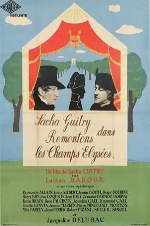 Remontons les Champs-Elysées (1938) poster