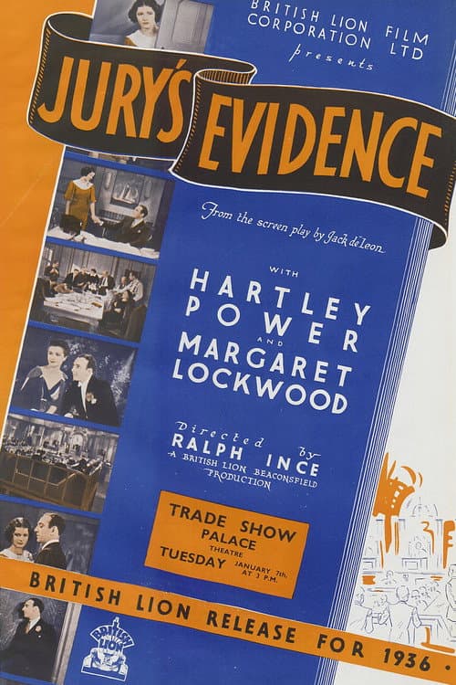 Jury's Evidence (1936) poster