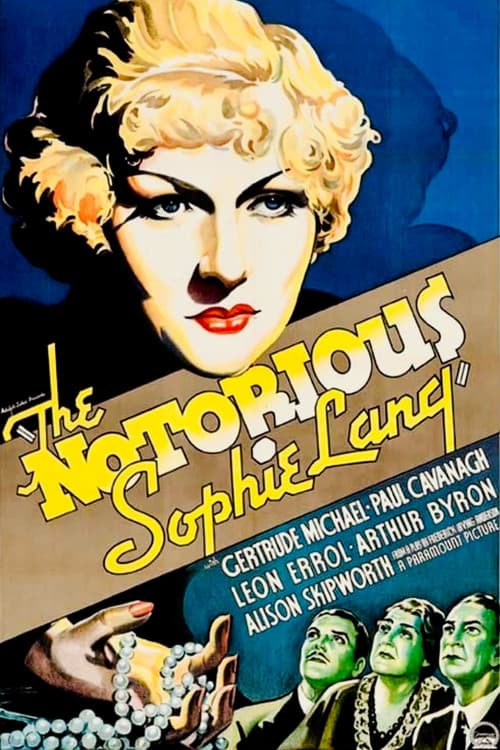 The Notorious Sophie Lang (1934) poster
