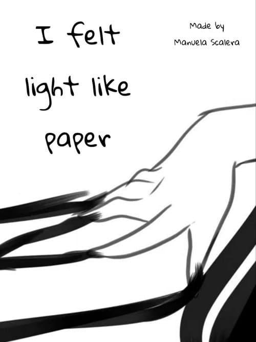 I felt light like paper (2022) poster