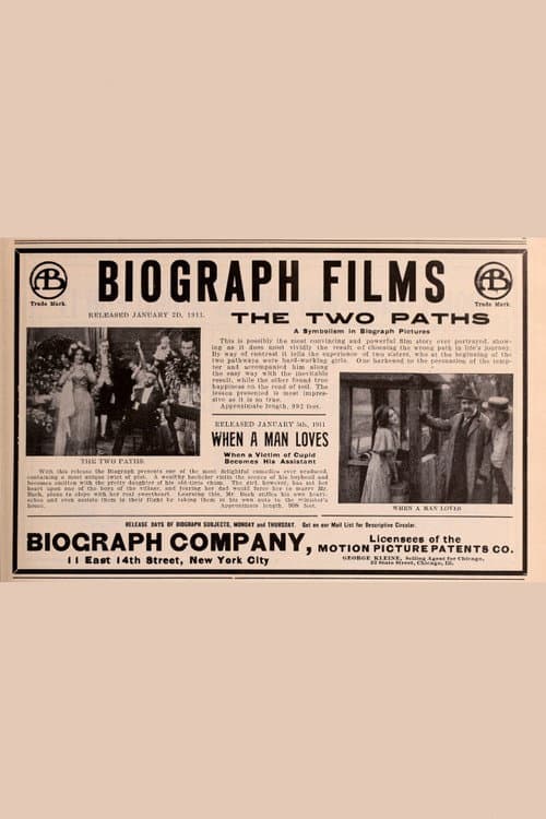 The Two Paths (1911) poster