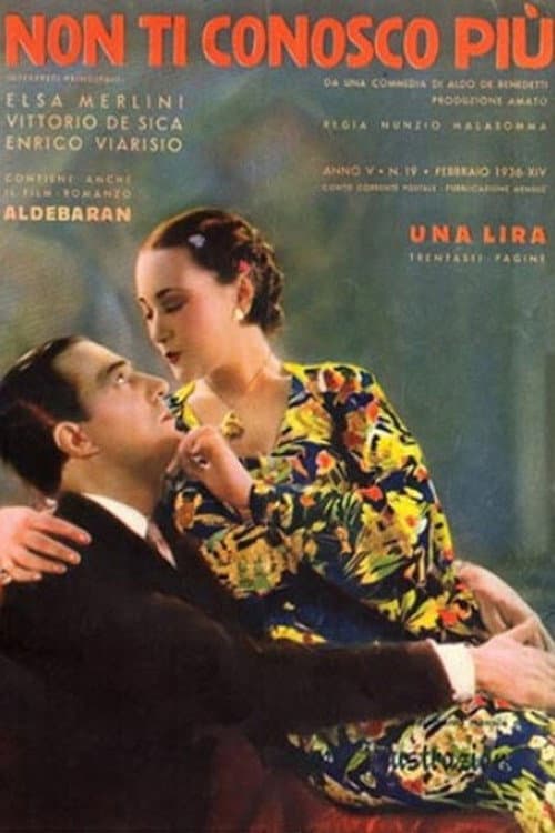 Non ti conosco più (1936) poster