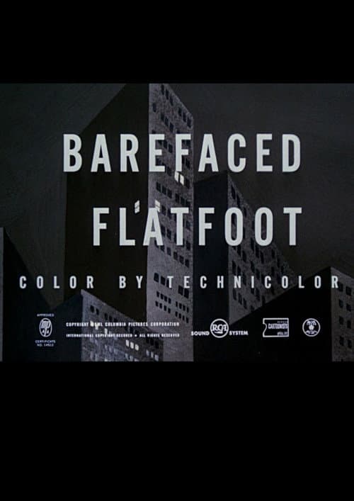 Barefaced Flatfoot (1951) poster