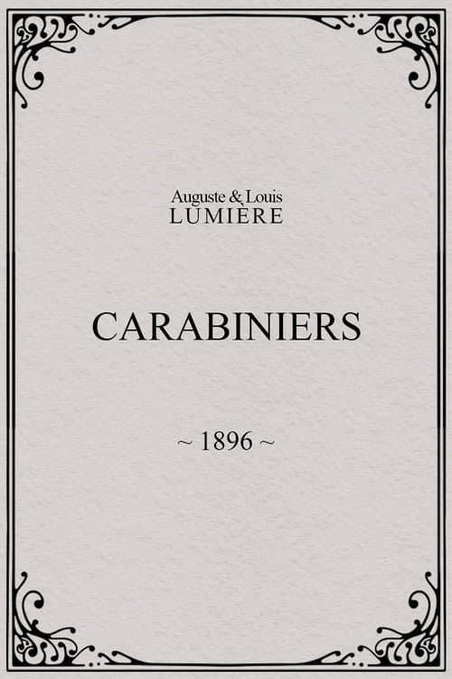 Carabiniers (1896) poster