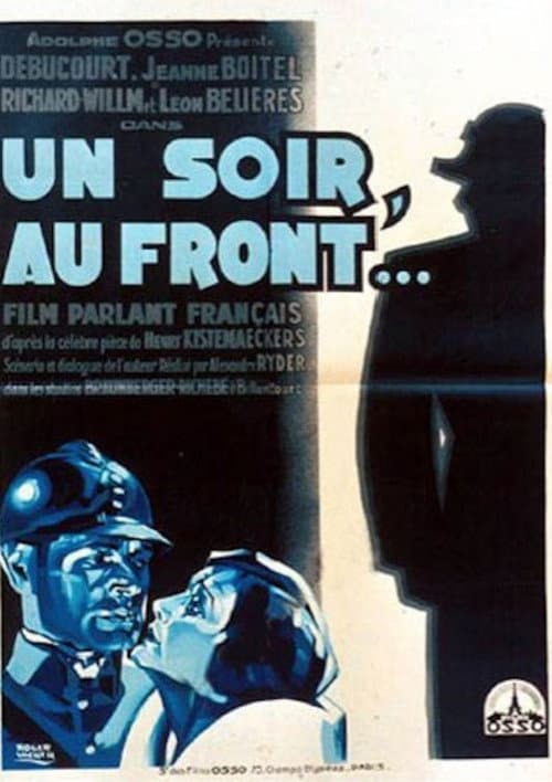 Un soir, au front (1931) poster