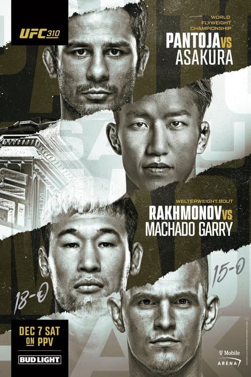 UFC 310: Pantoja vs. Asakura (2024) poster