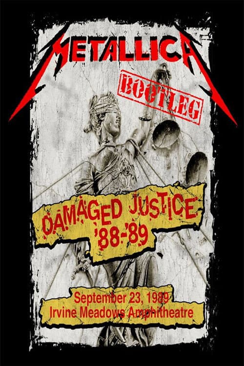 Metallica - Live in Irvine, California - September 23, 1989 (1989) poster