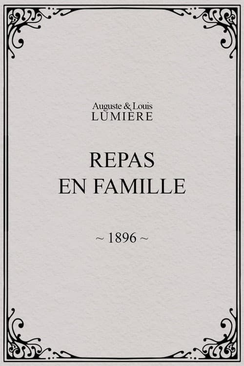 Repas en famille (1896) poster
