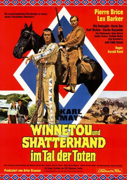 Winnetou en Shatterhand in de Dodenvallei (1968) poster