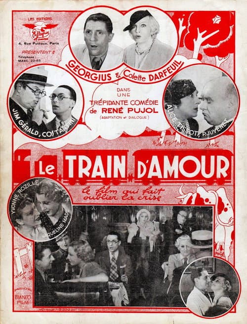 Le train d'amour (1935) poster