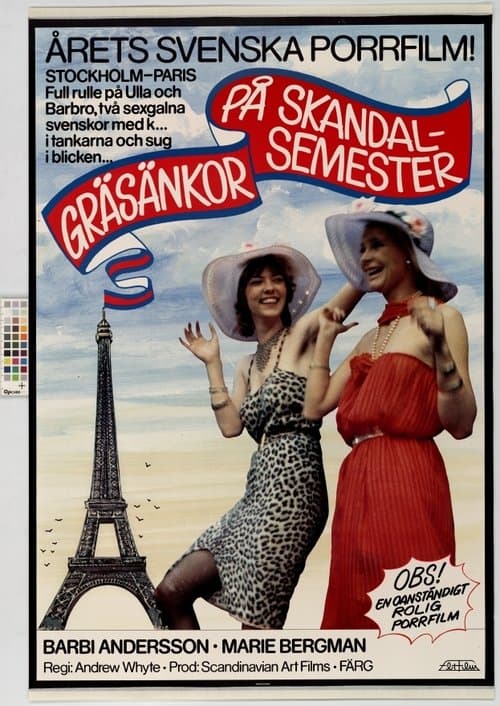 Gräsänkor på skandalsemester (1980) poster