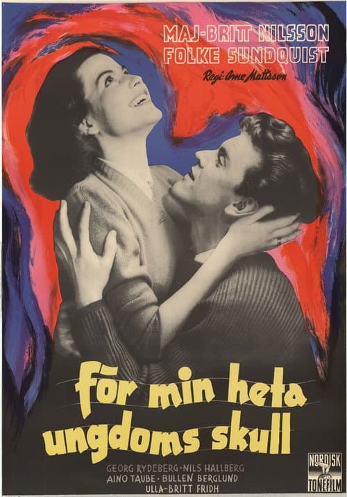 För min heta ungdoms skull (1952) poster