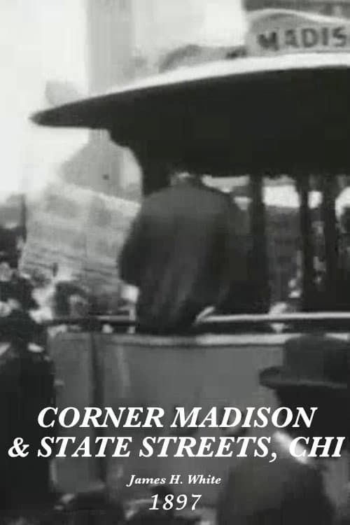 Corner Madison and State Streets, Chicago (1897) poster