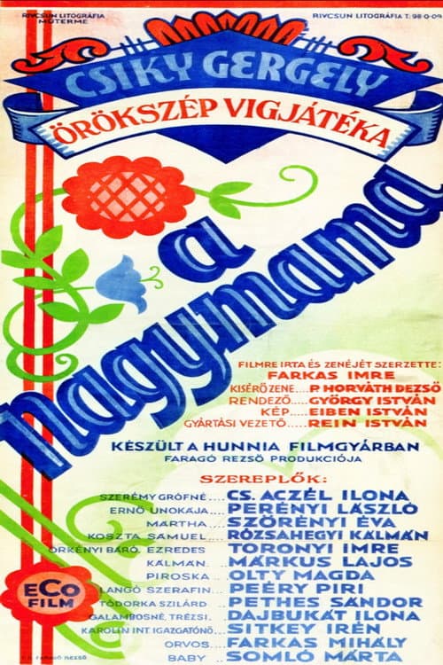 A nagymama (1935) poster