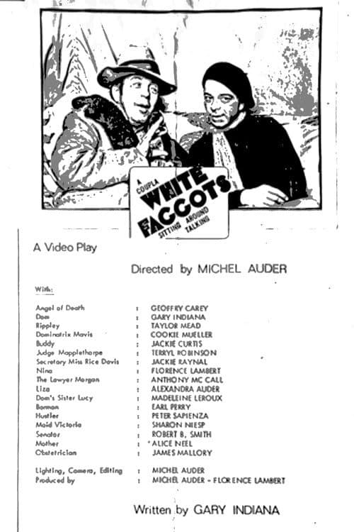 Coupla White Faggots Sitting Around Talking (1981) poster
