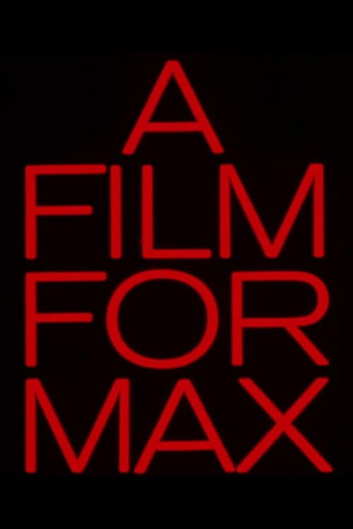 A Film for Max (1970) poster