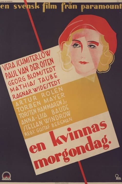 En kvinnas morgondag (1931) poster