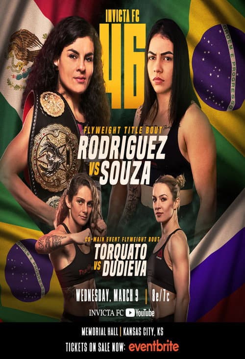Invicta FC 46: Rodríguez vs. Torquato II (2022) poster