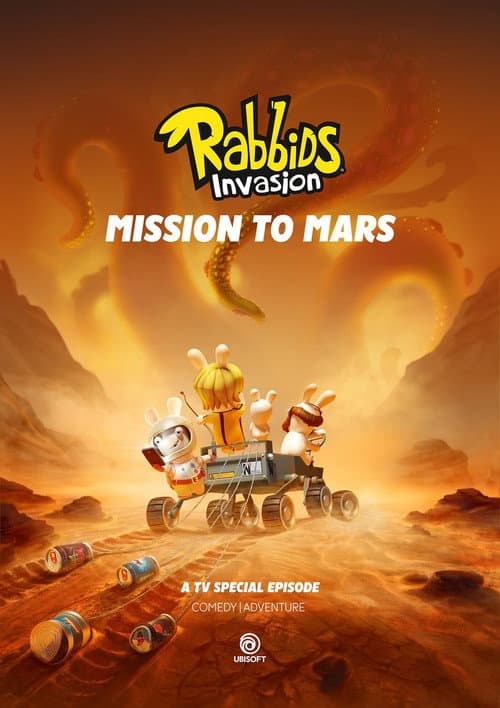 Rabbids Invasie Missie naar Mars (2021) poster