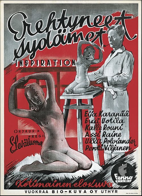 Erehtyneet sydämet (1944) poster