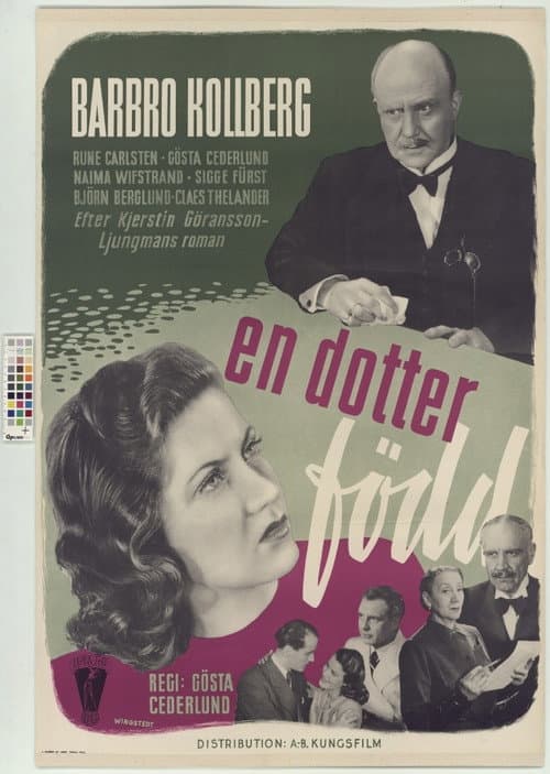 En dotter född (1944) poster