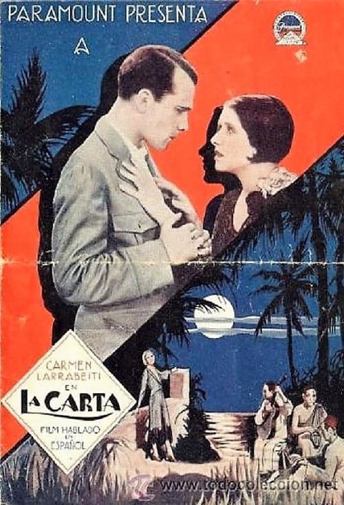 La carta (1931) poster