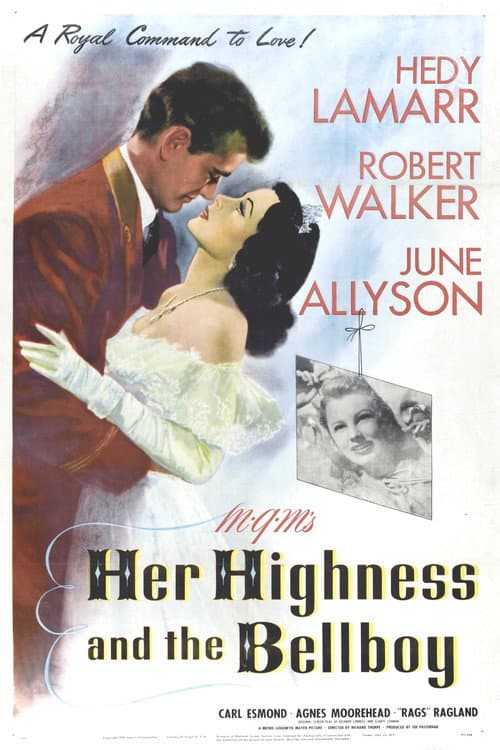 Her Highness and the Bellboy (1945) poster