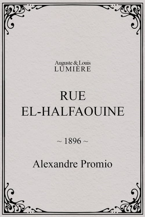Rue El-Halfaouine (1896) poster
