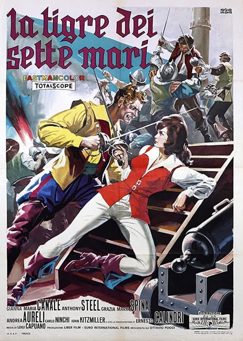 La tigre dei sette mari (1962) poster