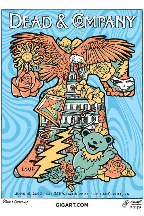 Dead & Company: 2023-06-15 Citizens Bank Park, Philadelphia, PA, USA (2023) poster