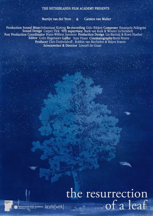 the resurrection of a leaf (2023) poster
