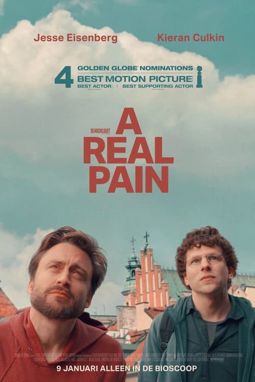 A Real Pain (2024) poster