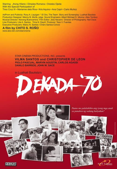 Dekada '70 (2002) poster