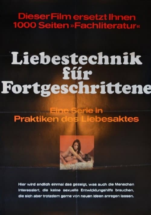 Liebestechnik für Fortgeschrittene (1970) poster