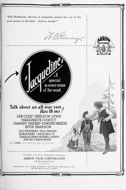 Jacqueline, or Blazing Barriers (1923) poster