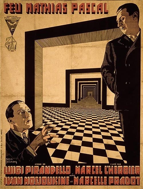 Feu Mathias Pascal (1925) poster