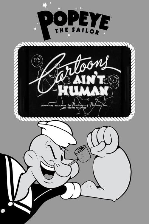 Cartoons Ain't Human (1943) poster