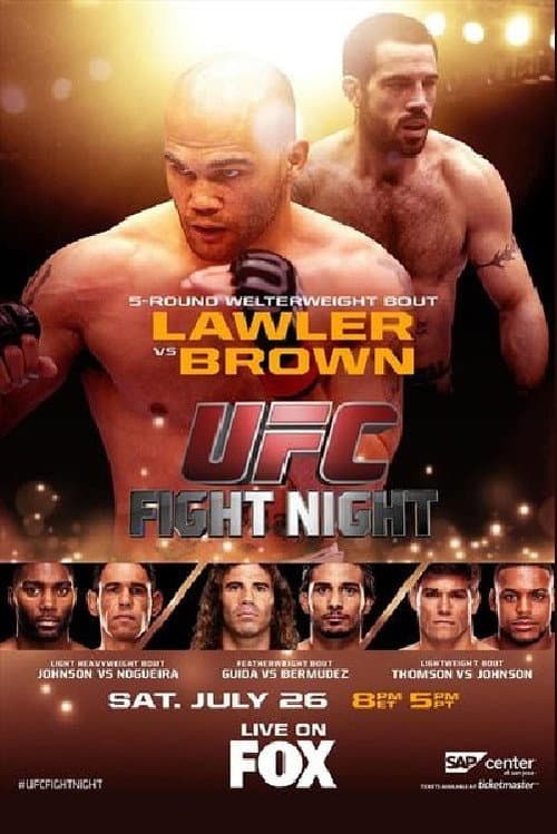 UFC on Fox 12: Lawler vs. Brown (2014) poster